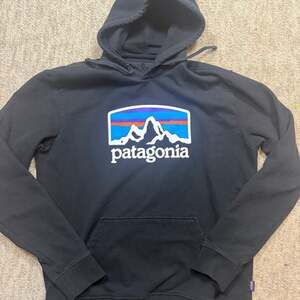 Patagonia Men's P-6 Logo Uprisal Heavyweight Pullover Hoodie Black